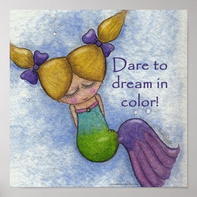 Poster Mermaid Dreams (Devant)