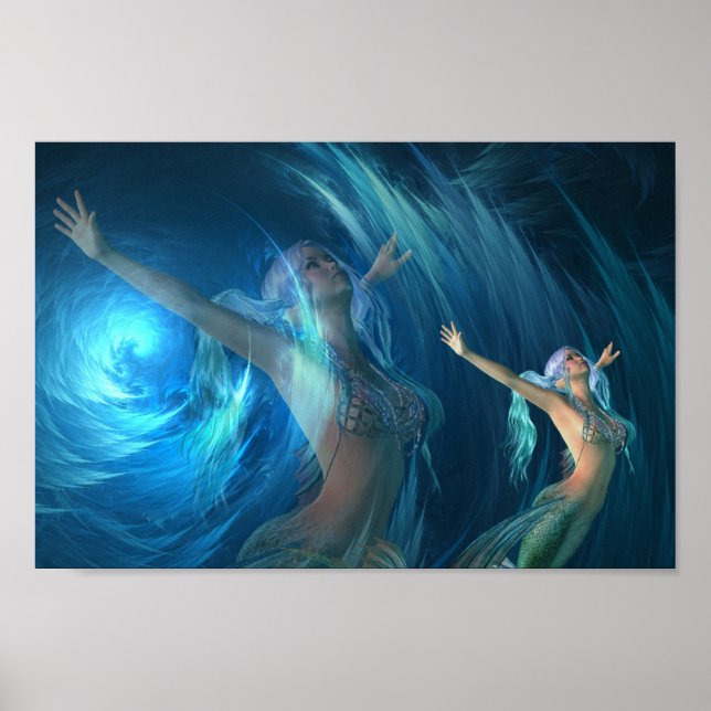 Poster Mermaid Dreams Inspiration (Devant)