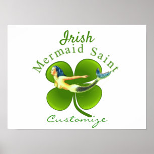 Poster Mermaid irlandais Saint Thunder_Cove