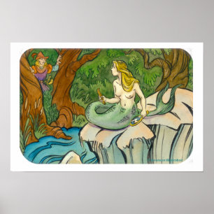 Poster Mermaid Lorelei et Prince Enchanted