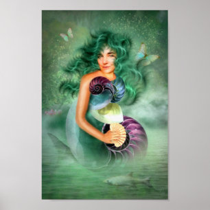 Poster Mermaid Meike