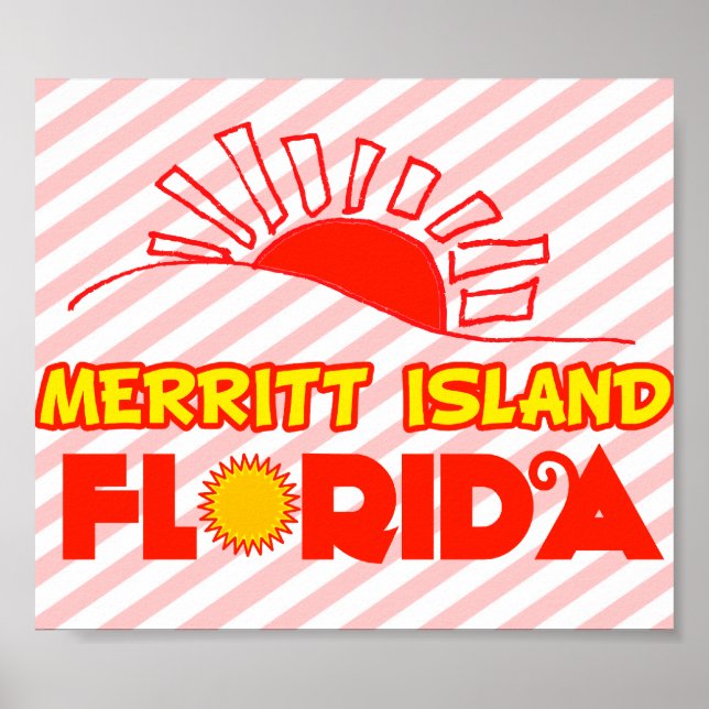 Poster Merritt Island, Floride (Devant)