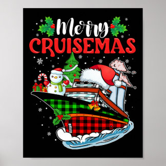 Poster Merry Cruisemas Family Cruise Christmas Fun 1 