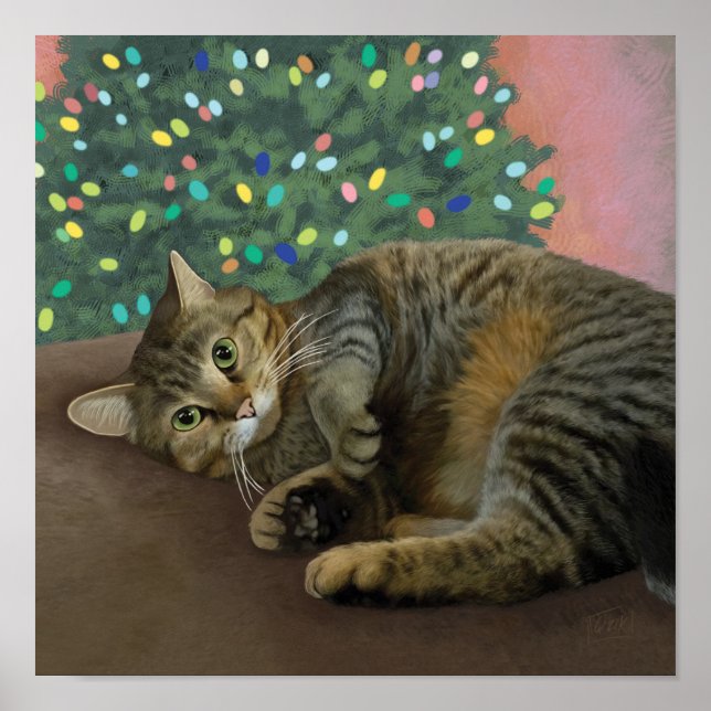 Poster Merry Mischief - Christmas Kitty (Devant)