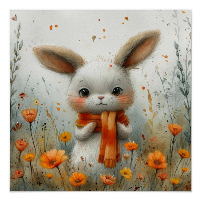 Poster Merveille Moustache : Un Lapin Plein de Fantaisie (Devant)