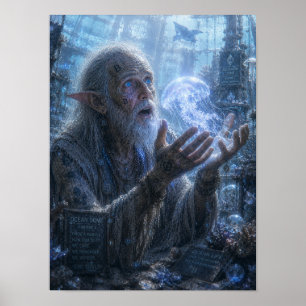 Poster Merveille / Soigneur d'aquarium / Dôme océanique