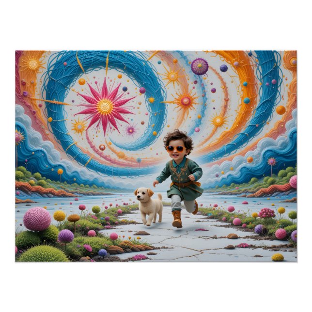 Poster Merveilleuse brodée magique (Devant)
