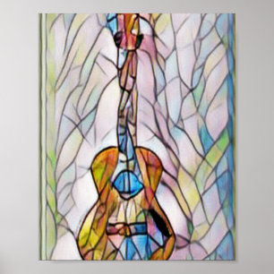 Poster Merveilleuse guitare acoustique