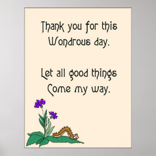 Poster Merveilleux Jour