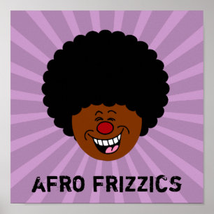 Poster Mes cheveux défient la loi de la gravité et de