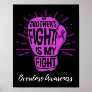 Poster Mes Frères combattent Ma Conscience De L'Overdose