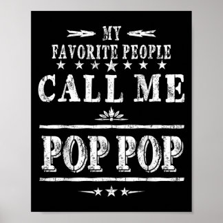 Poster Mes gens préférés m'appellent Pop Pop