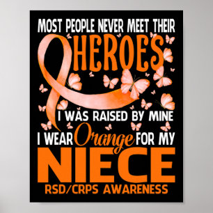 Poster Mes Héros Je Porte Orange Pour Ma Nièce Rsd Crans