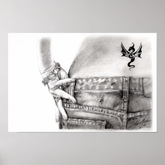 Poster Mes jeans favoris