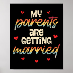 Poster Mes parents se marient Fiançailles Mariage