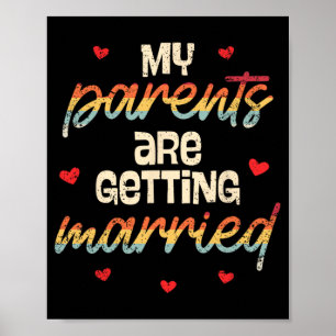 Poster Mes parents se marient Fiançailles Mariage