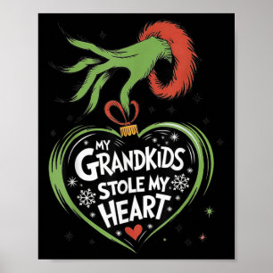 Poster Mes petits-enfants m'ont volé le coeur Famille de 
