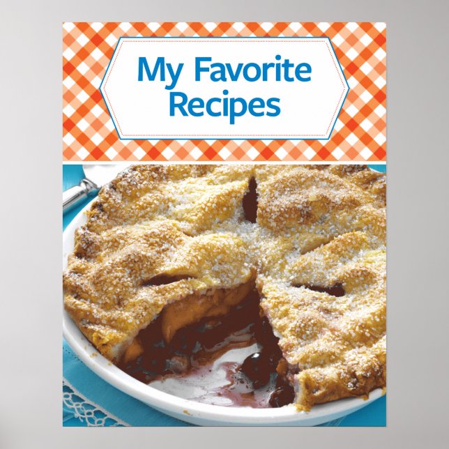 Poster Mes recettes favorites (Devant)