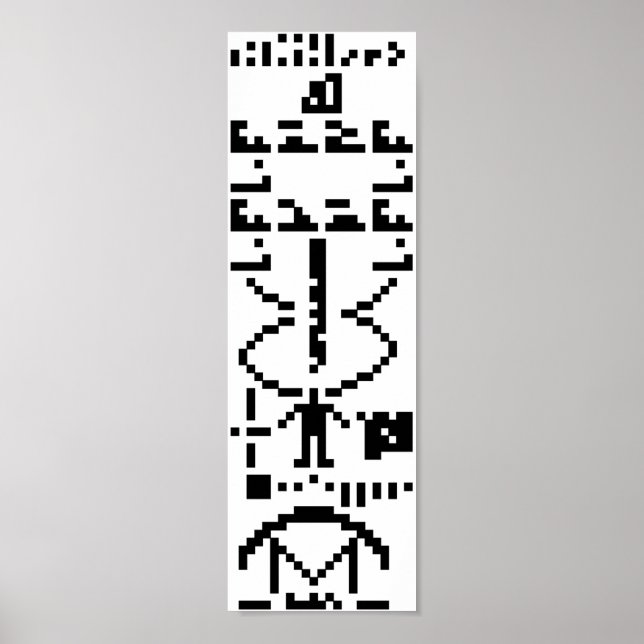 Poster Message_Arecibo (Devant)