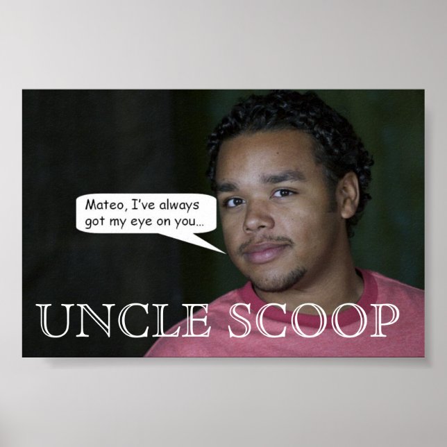 Poster Message de l'oncle Scoop à Mateo (Devant)