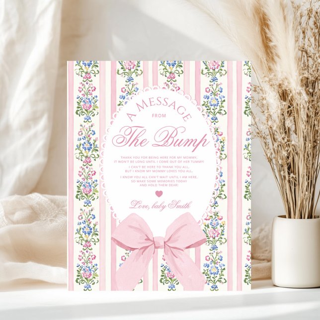 Poster Message du Baby shower Love Shack (Créateur téléchargé)