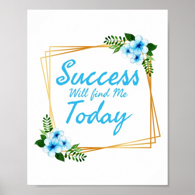 Poster message positif pour l'autogestion (Devant)