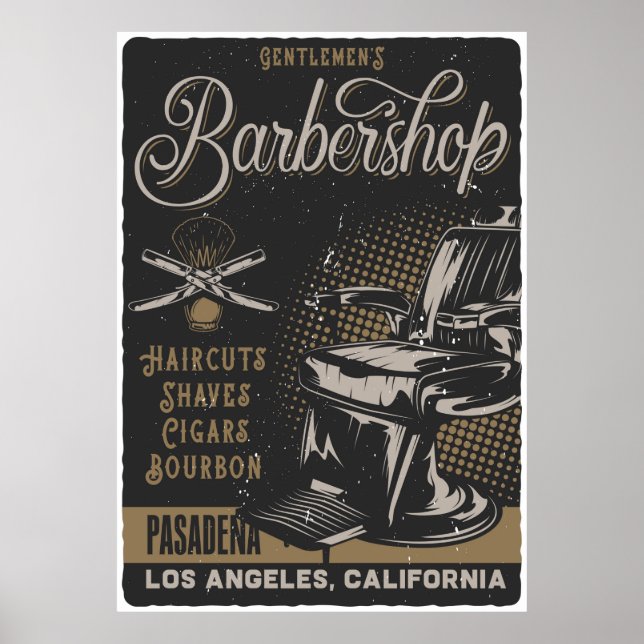 Poster Messieurs Barbershop (Devant)