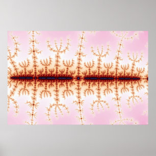Poster Mesure sismique - Art fractal
