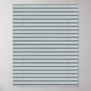 Poster Métal ondulé