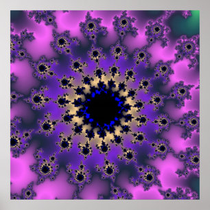 Poster Metallic Purple Eye