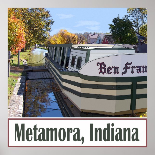 Poster Metamora Indiana (Devant)