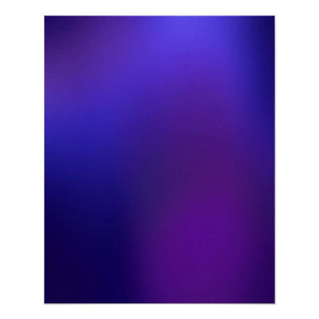Poster Métamorphose 2 Purple Blue Elegance (Devant)