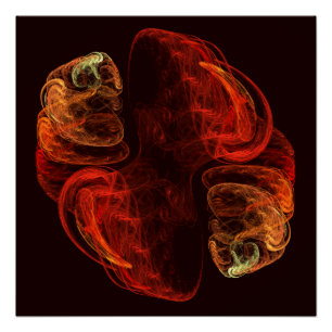 Poster Métamorphose Art Abstrait