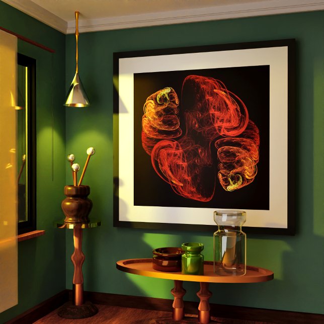 Poster Métamorphose Art Abstrait (Metamorphosis Abstract Art Poster)