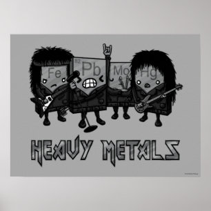 Poster Métaux lourds