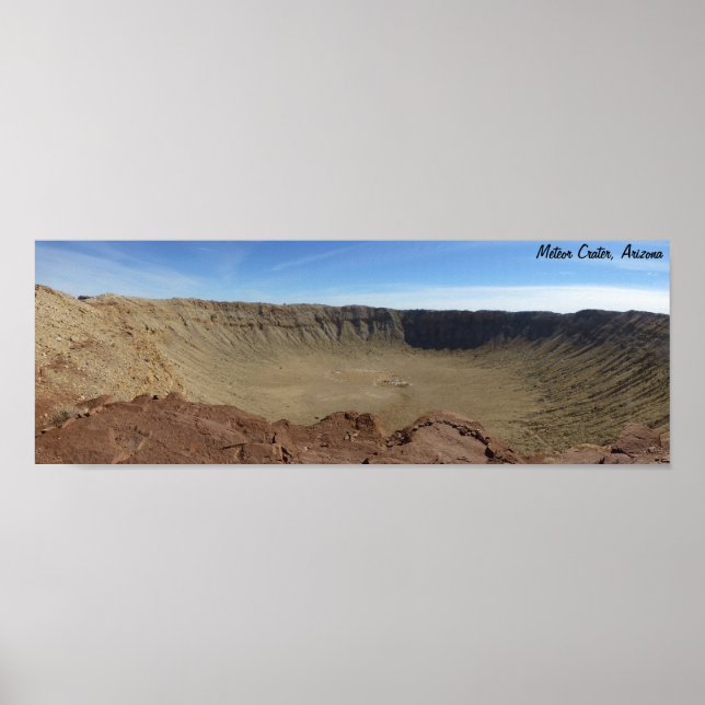 Poster Meteor Crater (Devant)