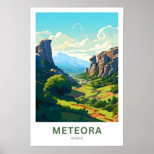 Poster Meteora Grèce Imprimer