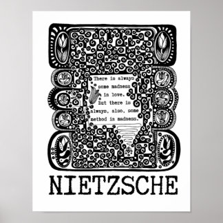 Poster méthode dans la philosophie MADNESS citation de Ni
