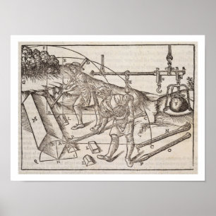 Poster Méthodes de déplacer les blocs en pierre, de 'Di