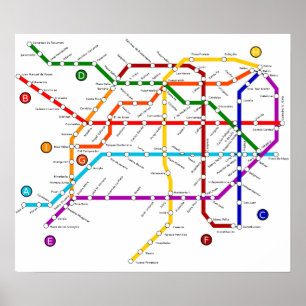 Poster Metro buenos argentina