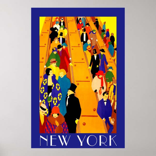 Poster Métro de New York (Devant)