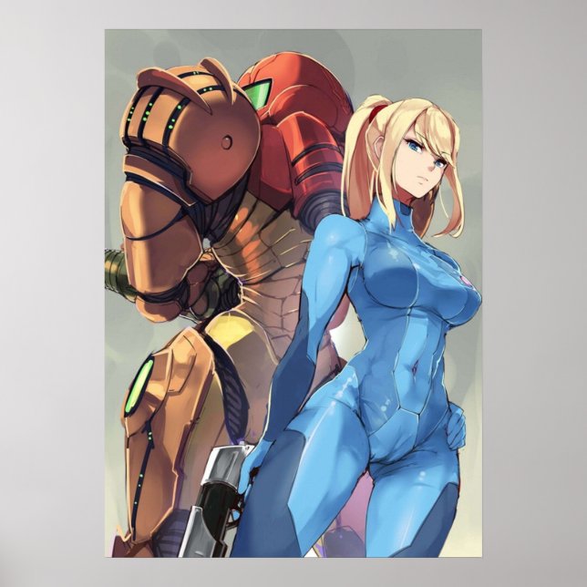 Poster Metroid Samus Aran (Devant)