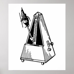 Poster Métronome de musical de Metrognome