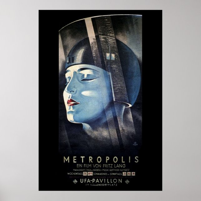 Poster Metropolis 1927 (Devant)