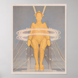 Poster Metropolis (1927) - L'art Maschinenmensch