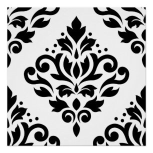 Poster Mettez en rouleau le grand noir de la conception