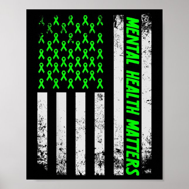 Poster Mettre Fin À La Stigma Santé Mentale S Sensibilisa (Devant)