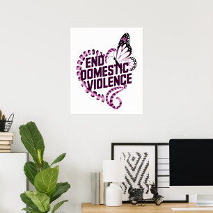 Poster Mettre fin à la violence domestique