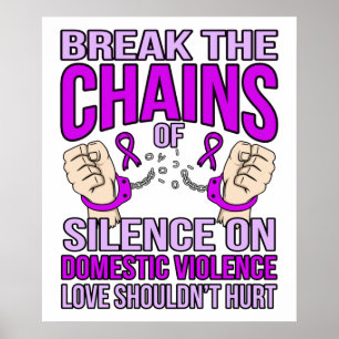 Poster Mettre Un Terme Au Silence Sur La Violence Familia