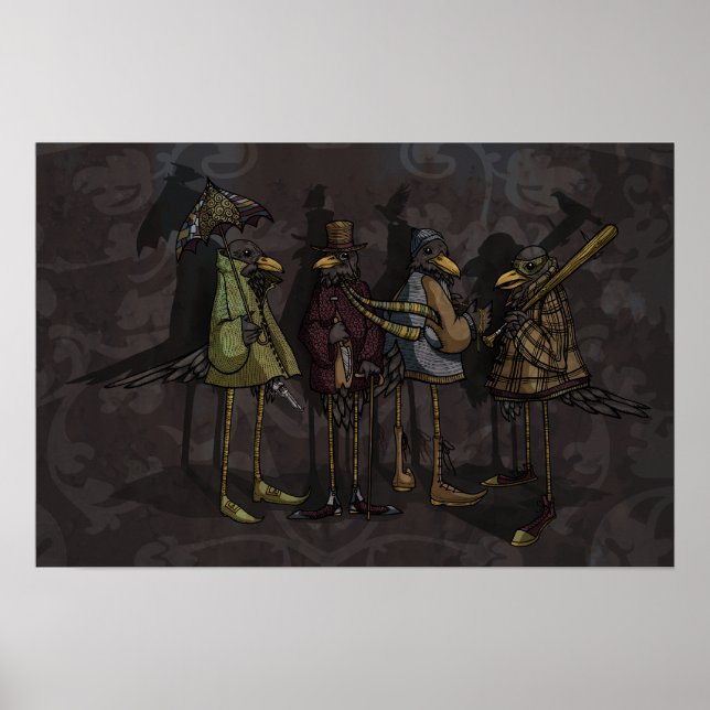 Poster Meurtre des corbeaux (Devant)